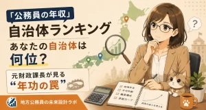 「公務員の年収が高い自治体ランキング」1位は776.6万円。あなたの自治体は何位？地域手当だけでなく年功的な賃金体系が順位を左右する仕組みを、元財政課長が解説します。